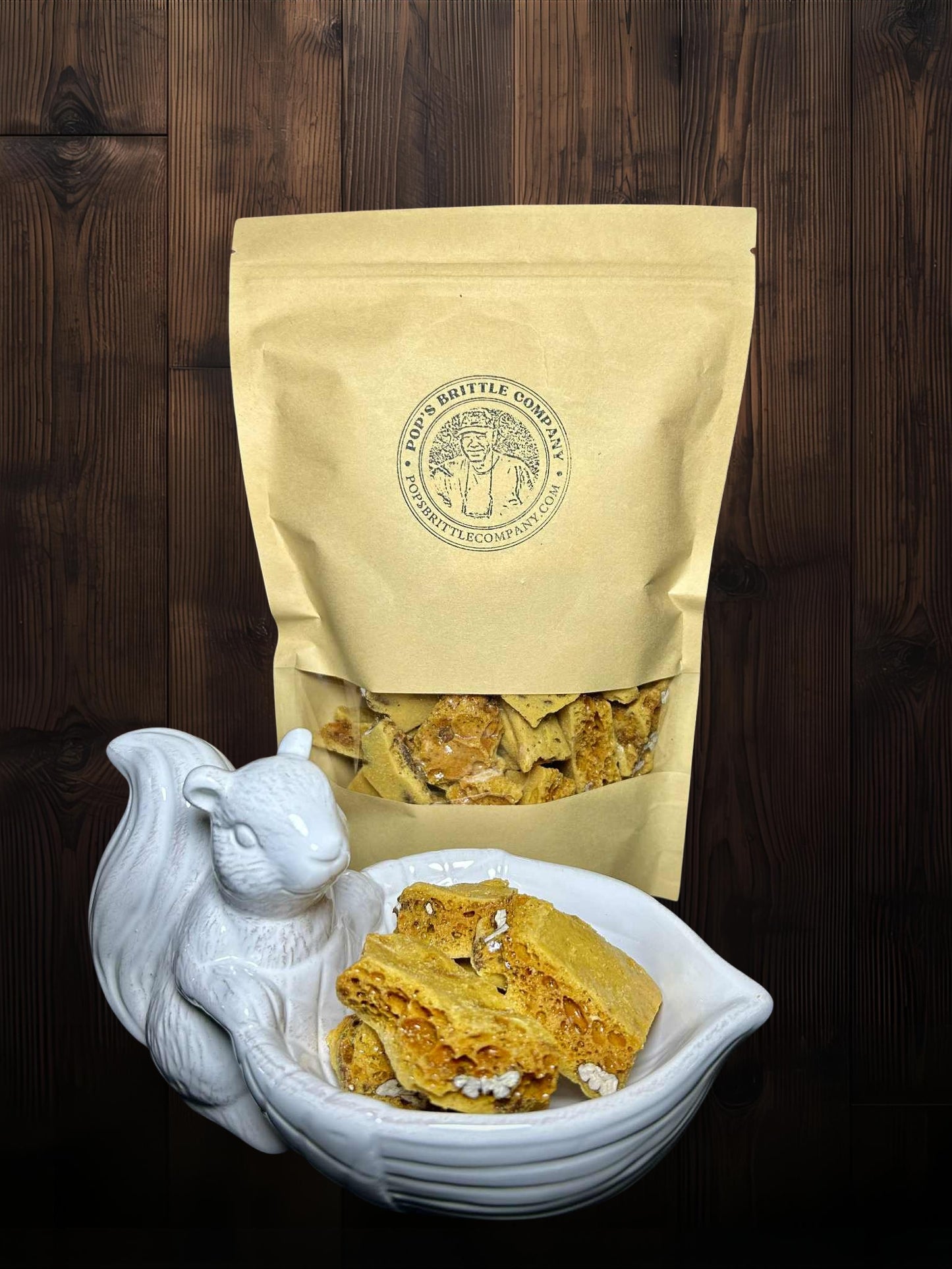 Honey Bourbon Pecan Brittle