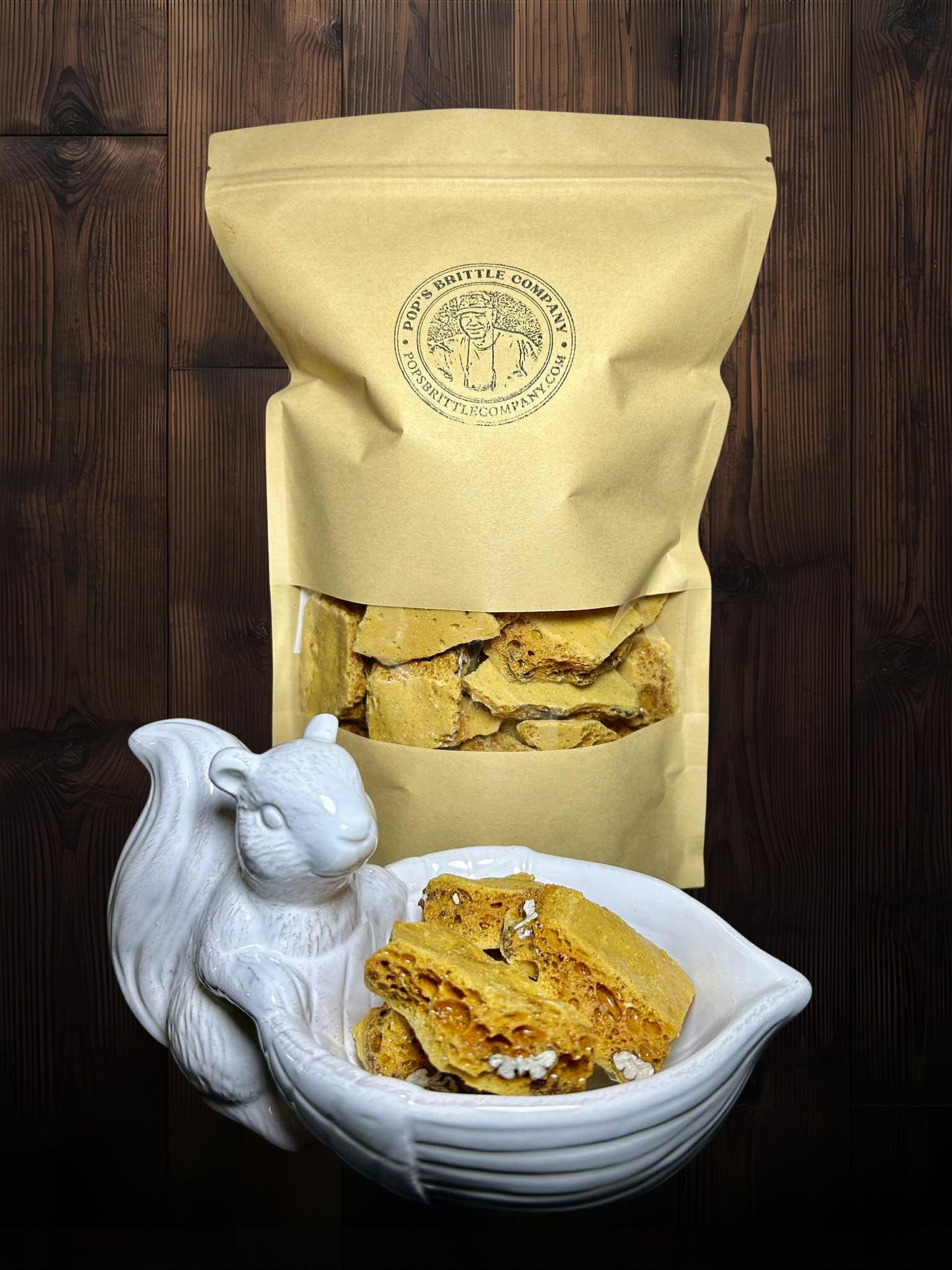 Honey Bourbon Pecan Brittle